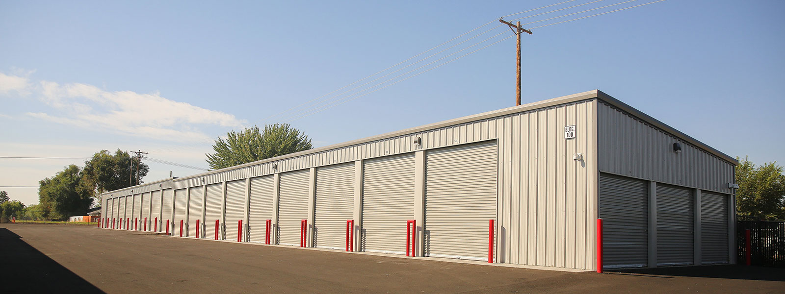 View of storage building